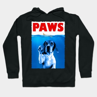 Ears of Elegance Basset Hound PAWS, Urban Canine Couture Hoodie